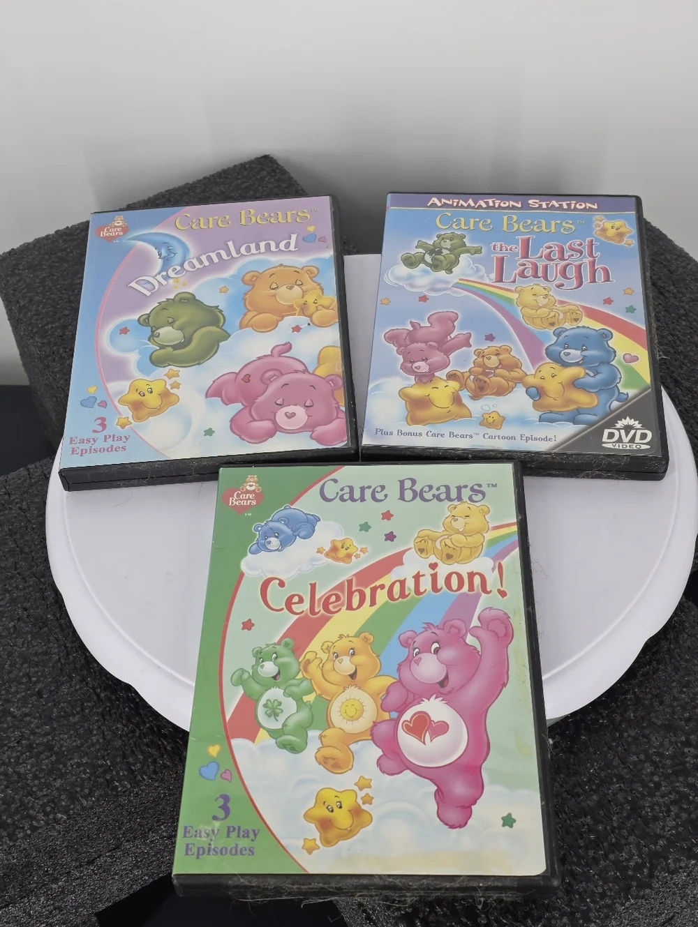 Care Bears DVD Bundle Dreamland Celebration Last Laugh Lot of 3